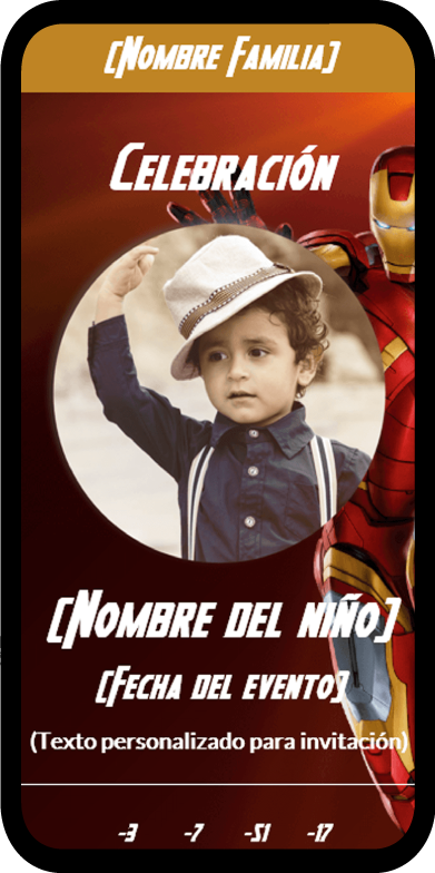 02 mi invitación digital iron man