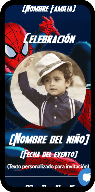 03 mi invitación digital spiderman