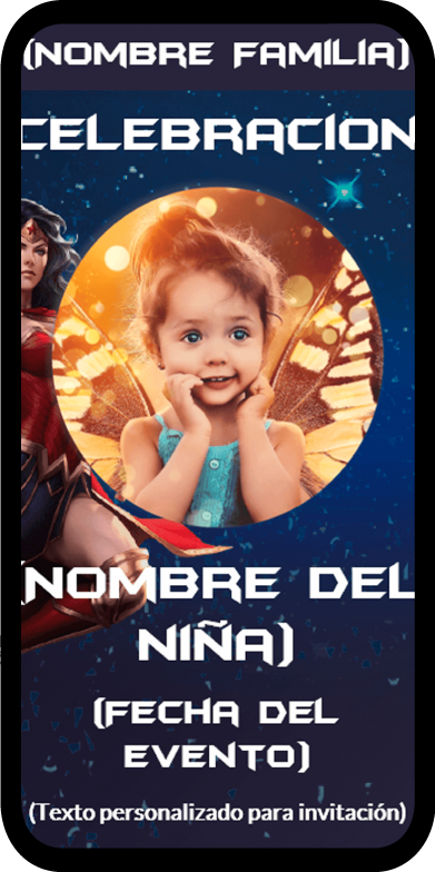 01 mi invitación digital wonder woman