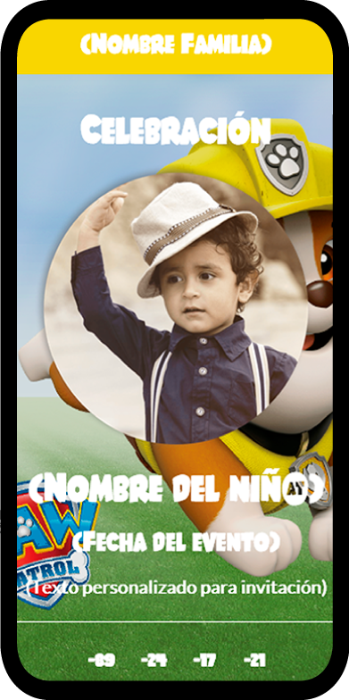 03 mi invitación digital paw patrol