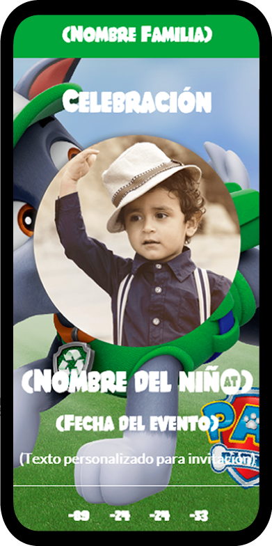 07 mi invitación digital paw patrol