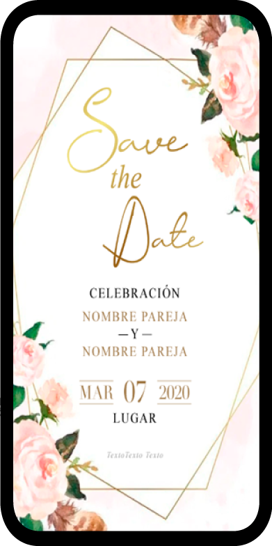 12 Save The Date mi invitación digital