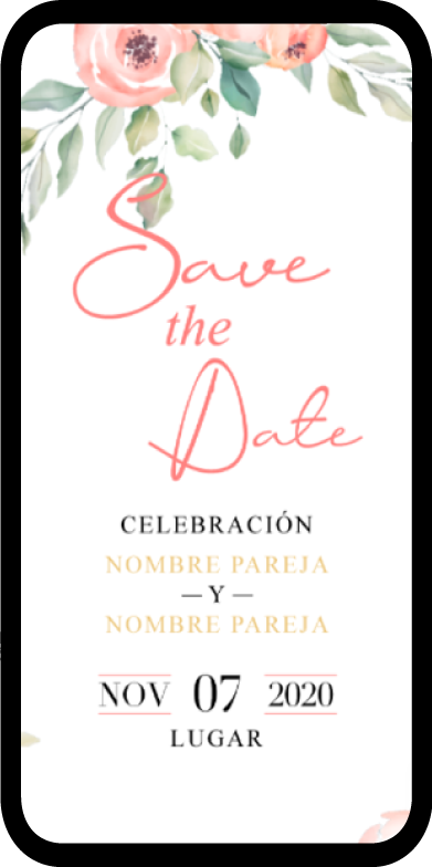 06 Save The Date mi invitación digital