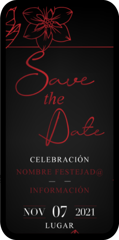 03 Save The Date mi invitación digital