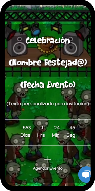 05 mi invitación digital plants vs zombies